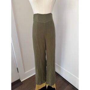 Olive High-Waisted Women's Pants